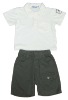 Wholesale 100%cotton boys suits.