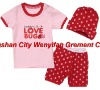 Wholesale hot sell 100% cotton 3 pcs suit Baby KASALUCY Pajamas