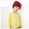 Wholesale 2011 autumn child t shirt long sleeve round neck fashionable popular/ white yellow green and so on