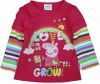 Wholesale Ready made baby girl winter cotton t shirt stock F1983#red