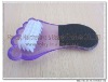 Wholesale plastic pedicure foot file with brush