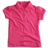 Wholesale cotton child clothing girl's tshirt