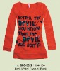 Wholesale girl's long sleeve shirt