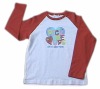 Wholesale cotton spandex girls t-shirts