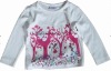 Wholesale Wholesale child garment girl t-shirt stock F062#White