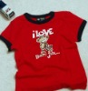 Wholesale 100% cotton T Shirt for Children,Short Sleeves,O-neck
