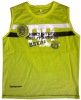 Wholesale O-neck printed children's t-Shirts with sleeveless