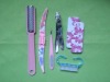 Wholesale manicure&pedicure set 7pcs travel tool set foot file