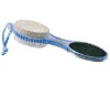 Wholesale 4in1 Pumice stone brush with steel callus eliminate
