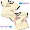 Wholesale UV cotton raglan sleeve t-shirt