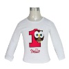 Wholesale white birthday t shirt for kids girls