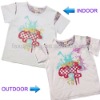 Wholesale UV color change kids cotton garment