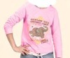 Wholesale kids long sleeve t-shirt for girl