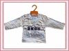 Wholesale kids double fabric cotton thermal underwear