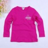 Wholesale 2011 autumn long sleeve cotton girl t shirt