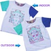 Wholesale UV color change cotton kid t-shirt