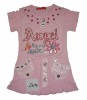 Wholesale 2011 fashionable girls cotton t shirt with design