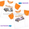 Wholesale UV cotton rubber print t shirts