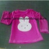 Wholesale darkpink long sleeve shirt for kids