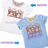 Wholesale UV cotton dinosaur t-shirts