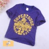 Wholesale purple cotton summer boy's t shirts