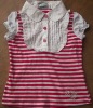 Wholesale Children's Mix-fabric T-shirt