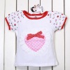 Wholesale 100% cotton girls shirt