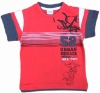 Wholesale C1649#Red Wholesale boy summer cotton t-shirt stock