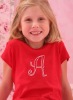 Wholesale Girls Fancy Initial T Shirt
