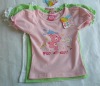 Wholesale children t-shirt, ,girl's t-shirt,child garment,children wear,(you can buy 72pcs with 6color and 4sizes)