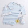Wholesale organic cotton baby clothes/ rompers six pcs gift box