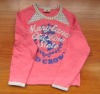 Wholesale Girls' Long Sleeved T-shirt