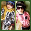 Wholesale Horizontal stripe T-shirt