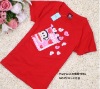 Wholesale New style girls' T-shirt/lady short sleeve t-shirt /cotton T-shirit