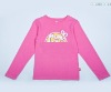 Wholesale bamboo children t-shirs / baby girl's long sleeve t-shirt