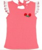 Wholesale organic cotton children t-shirs / baby girl's t-shirt