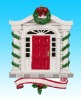 Wholesale christmas door resin hanging decoration