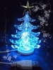 Wholesale USB LED Flash acrylic Christmas Tree Decoration