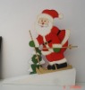 Wholesale Arts craft decorative xmas wood door stop