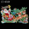 Santa christmas window sticker