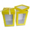 Paper box with window
