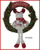 Wholesale Popular Christmas hanging Wreaths/Christmas door Decoration