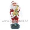 China 14''santa claus,playing sachs with rotating body