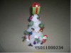 Wholesale EVA Snowing christmas tree with flash light& sonwman