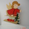 Wholesale Arts decoration craft decorative xmas wood door stopper