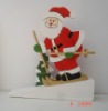 Wholesale Arts decoration craft decorative xmas wood door stop