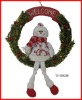 Wholesale Popular Christmas hanging Wreaths/Christmas door Decoration