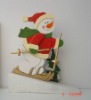 Wholesale Arts decoration craft decorative xmas wood door stop