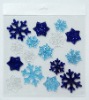 Wholesale Snowflake for Christmas decoration TPR window gel sticker