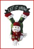 Wholesale Holiday christmas door hanging decorations